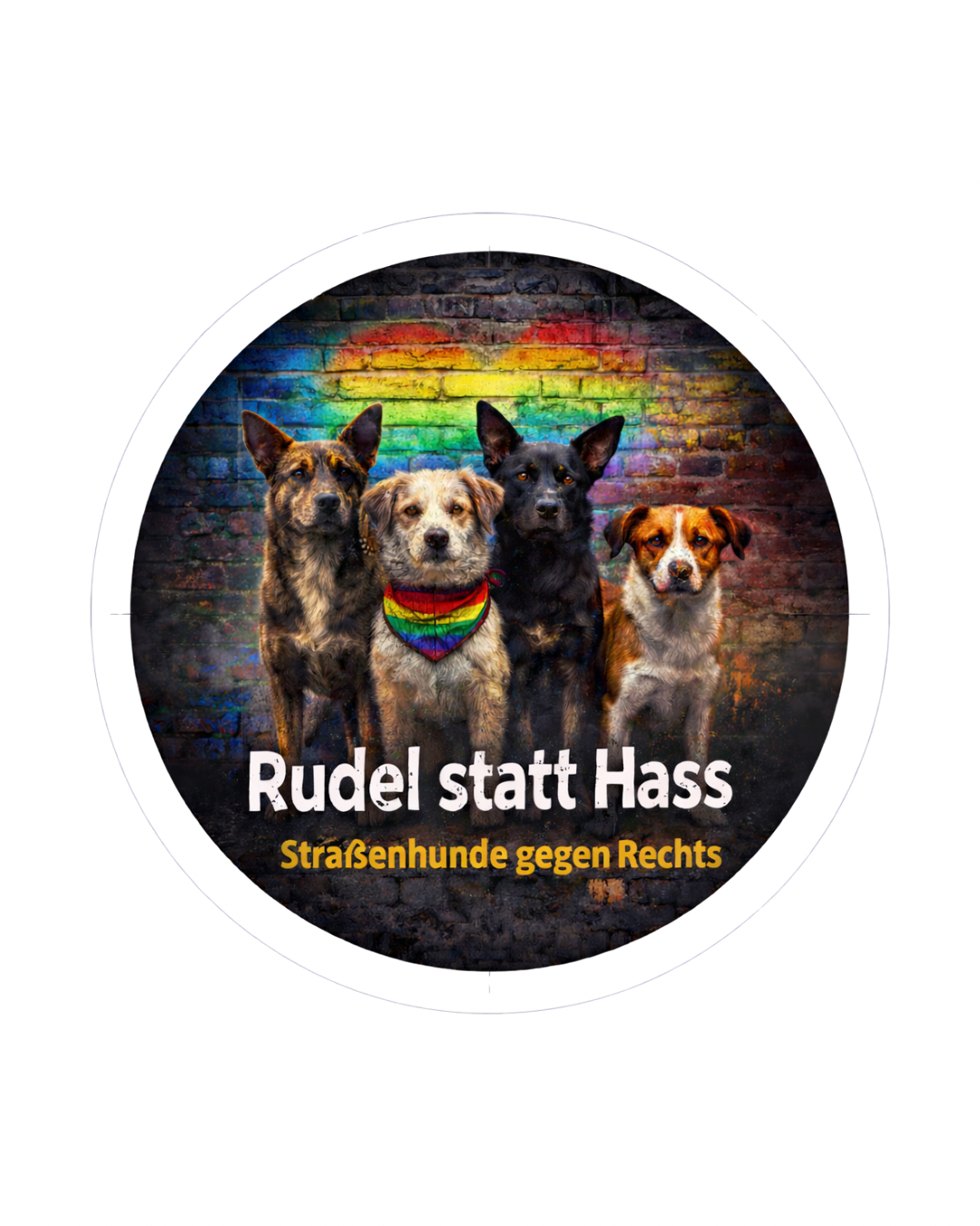 Button-Rudel statt Hass