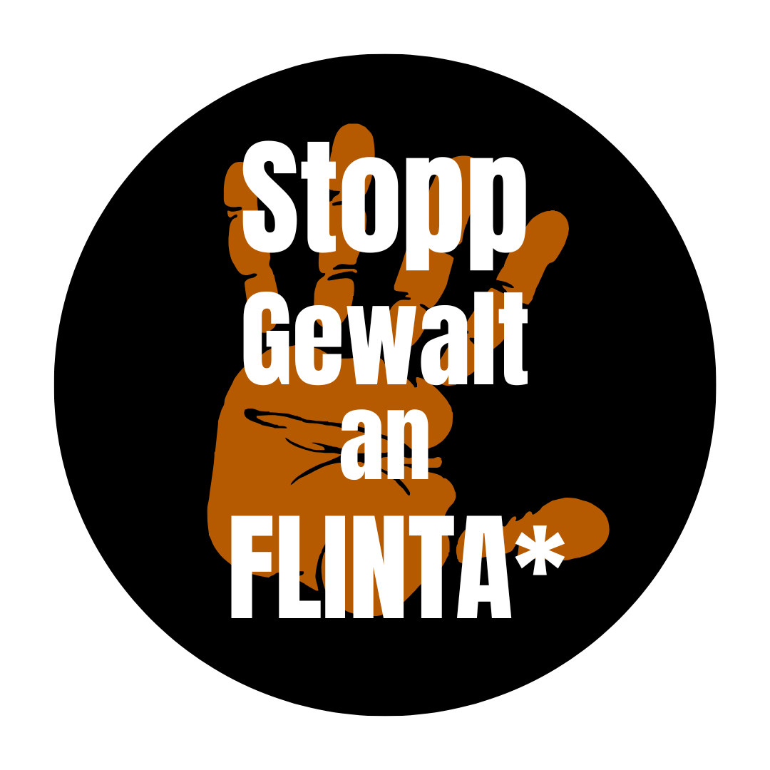 Button - Stopp Gewalt an FLINTA*
