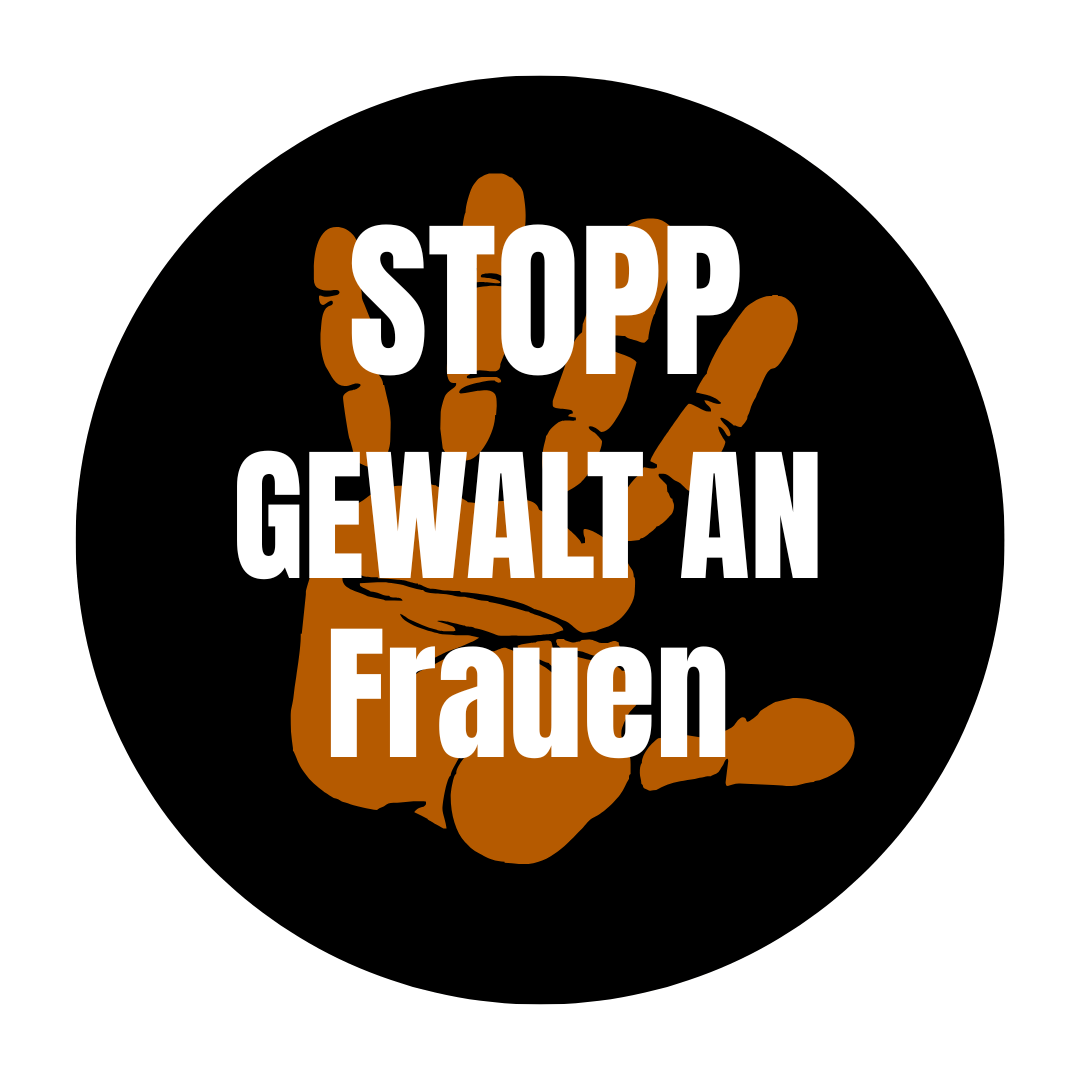 Button - Stopp Gewalt an Frauen