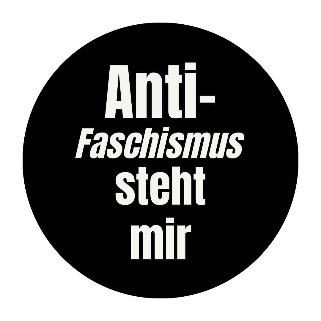 Button - Antifaschismus steht mir