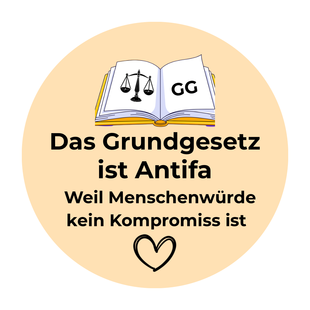Button - Das Grundgesetz ist Antifa