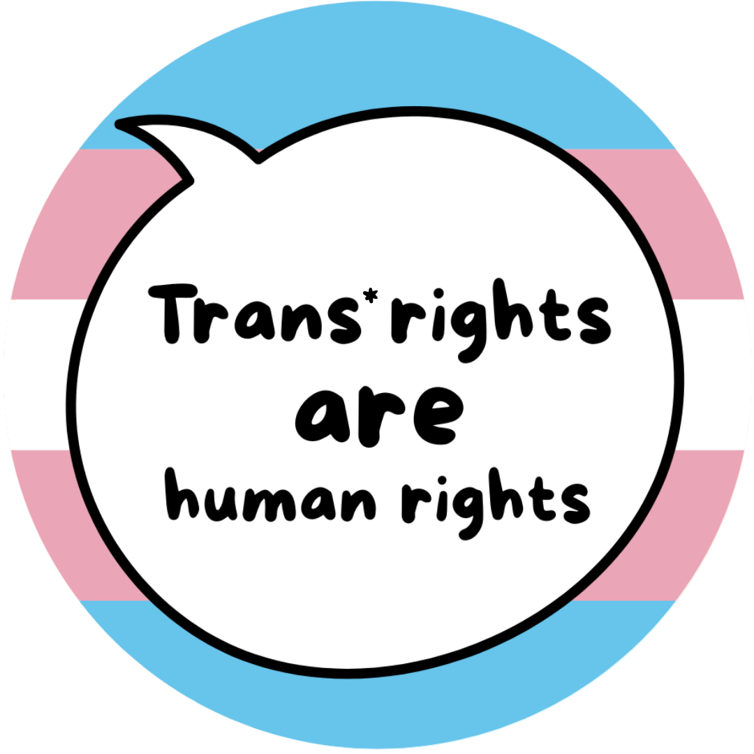 Button - Trans*rights are human rights