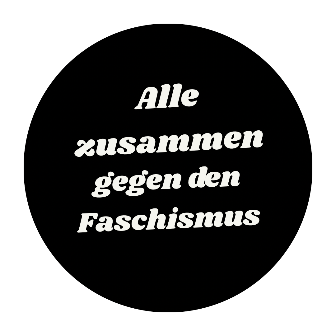 Button-Alle zusammen gegen den Faschismus