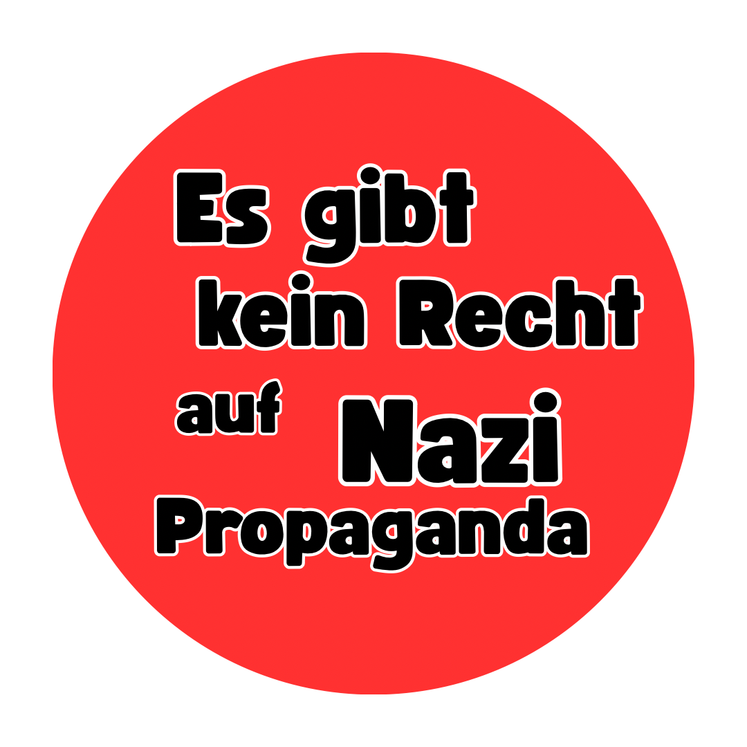 Button-Es gibt kein Recht
