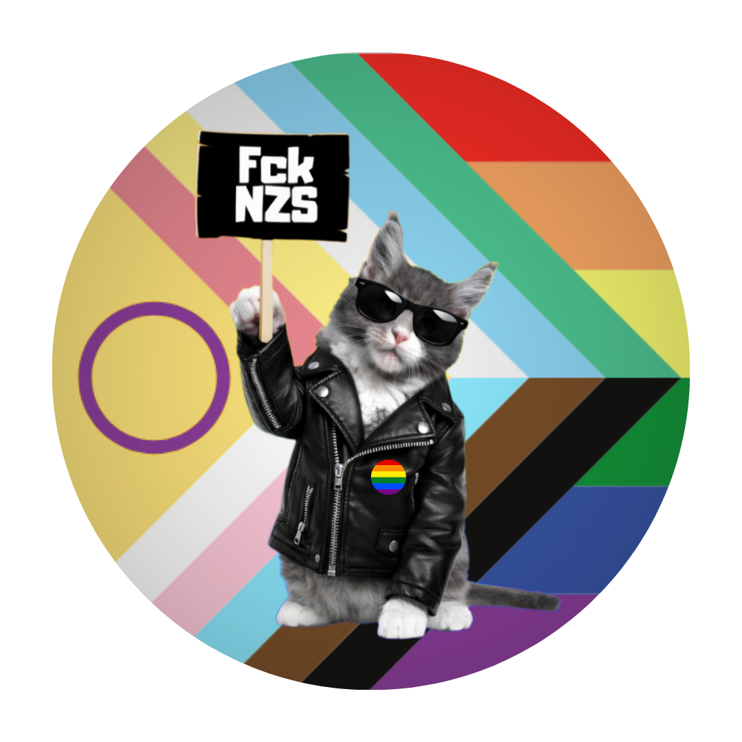 Button-Katze FCK NZS