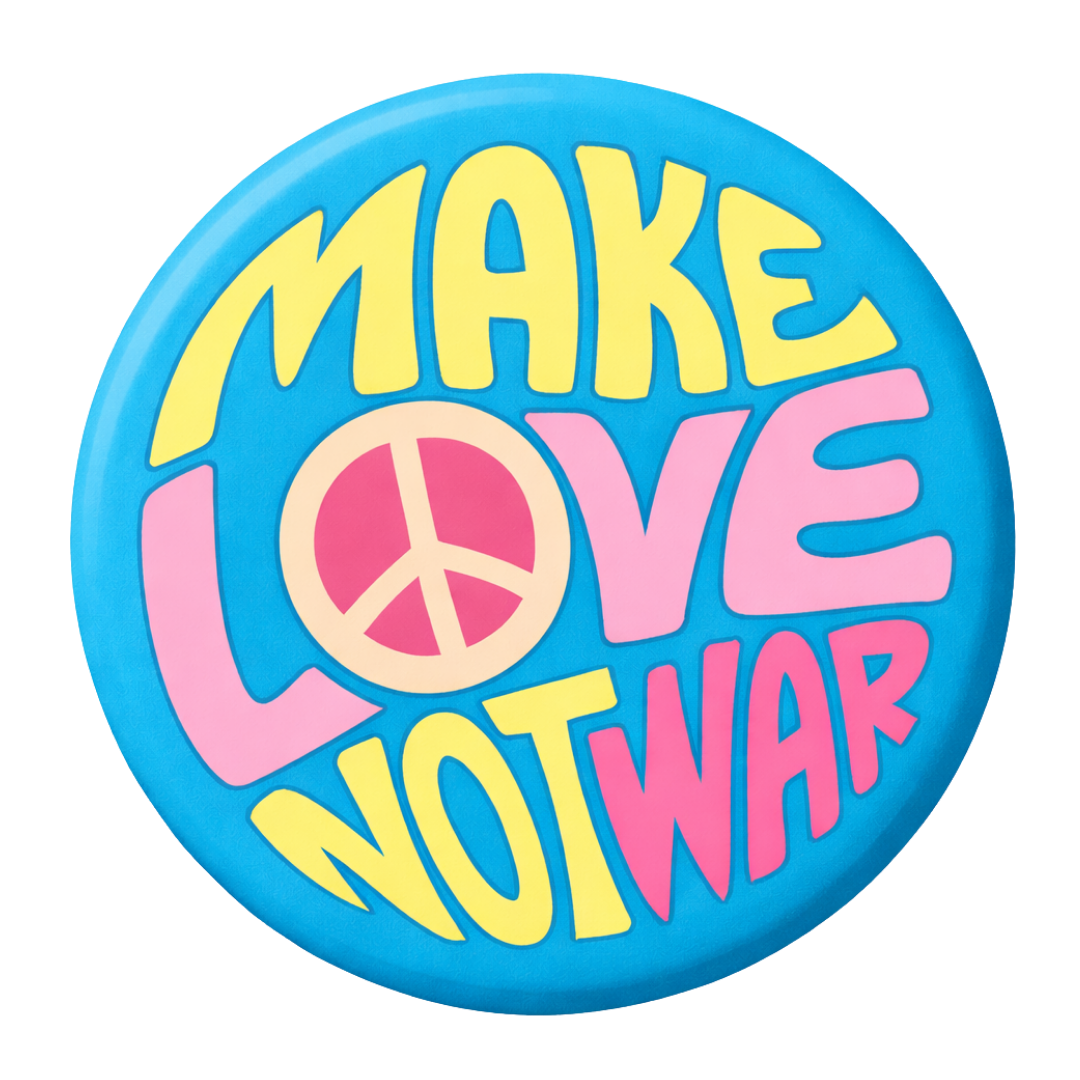Button-Make Love Not war
