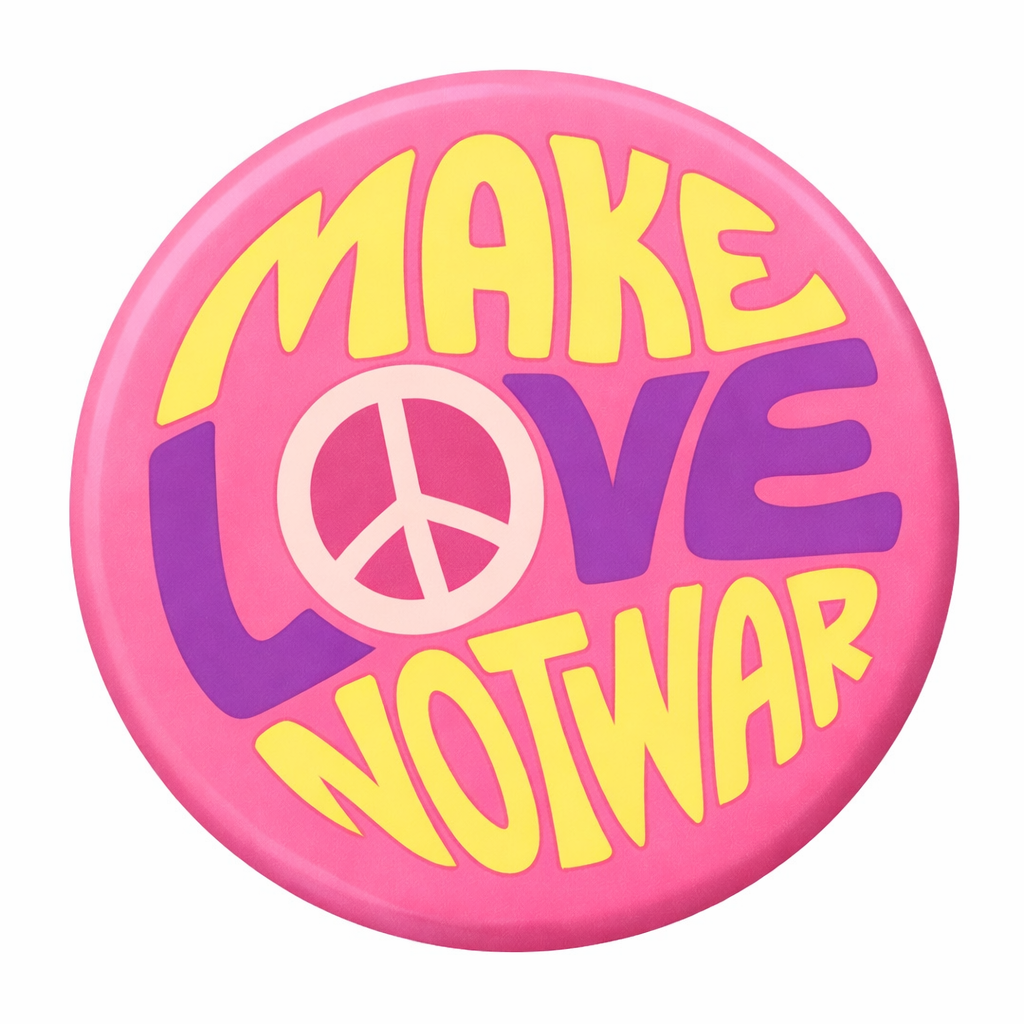 Button-Make Love Not war