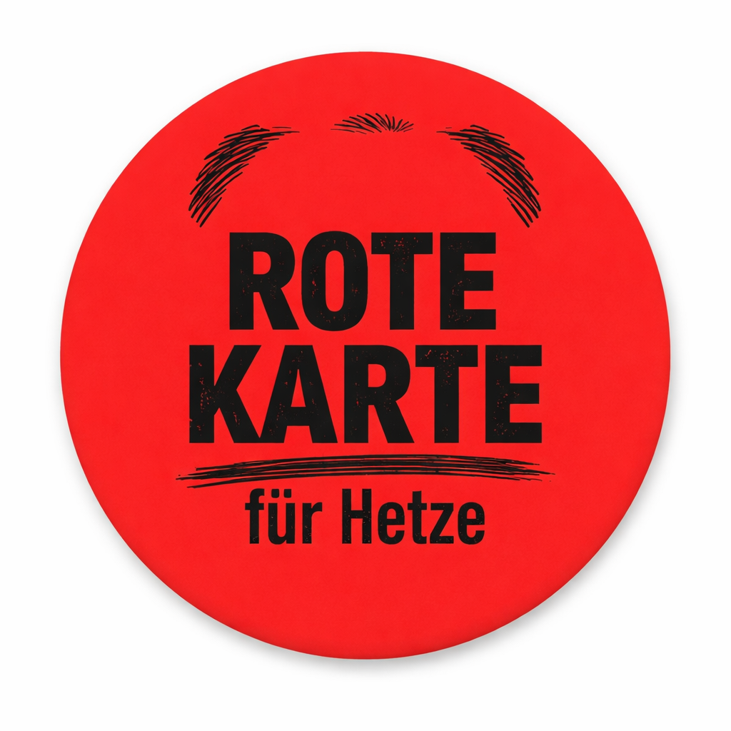 Button-Rote Karte